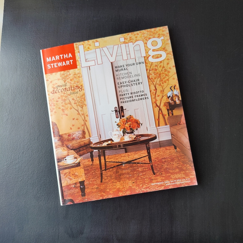 Martha Stewart Living magazine | September 2002 | Special Decorating issue